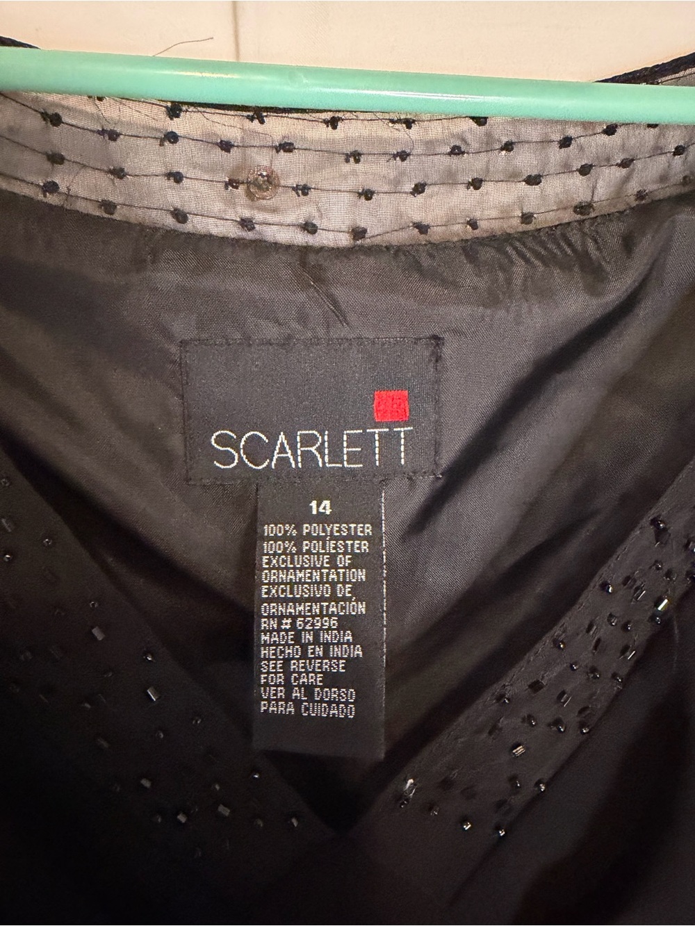 Scarlett Black Sheer Cap Sleeve Maxi Dress - Picture 3 of 4